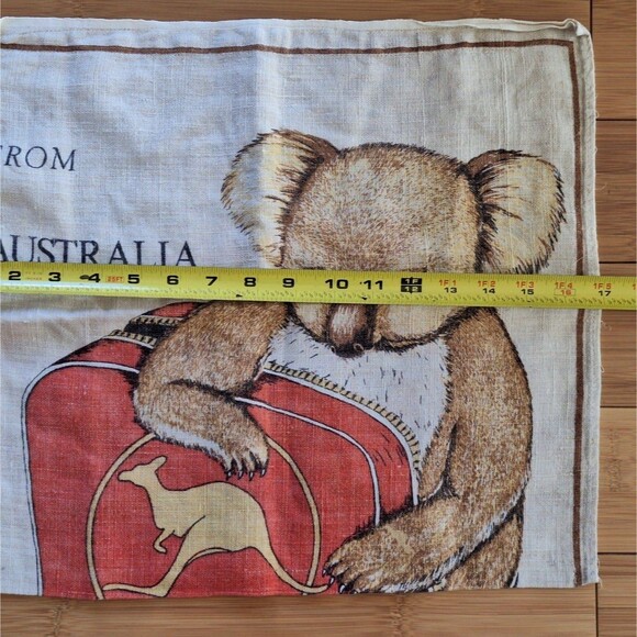 Pure Linen Pillow Cover 17x15 From Australia With Love Panda by Fast Colours - Picture 9 of 11